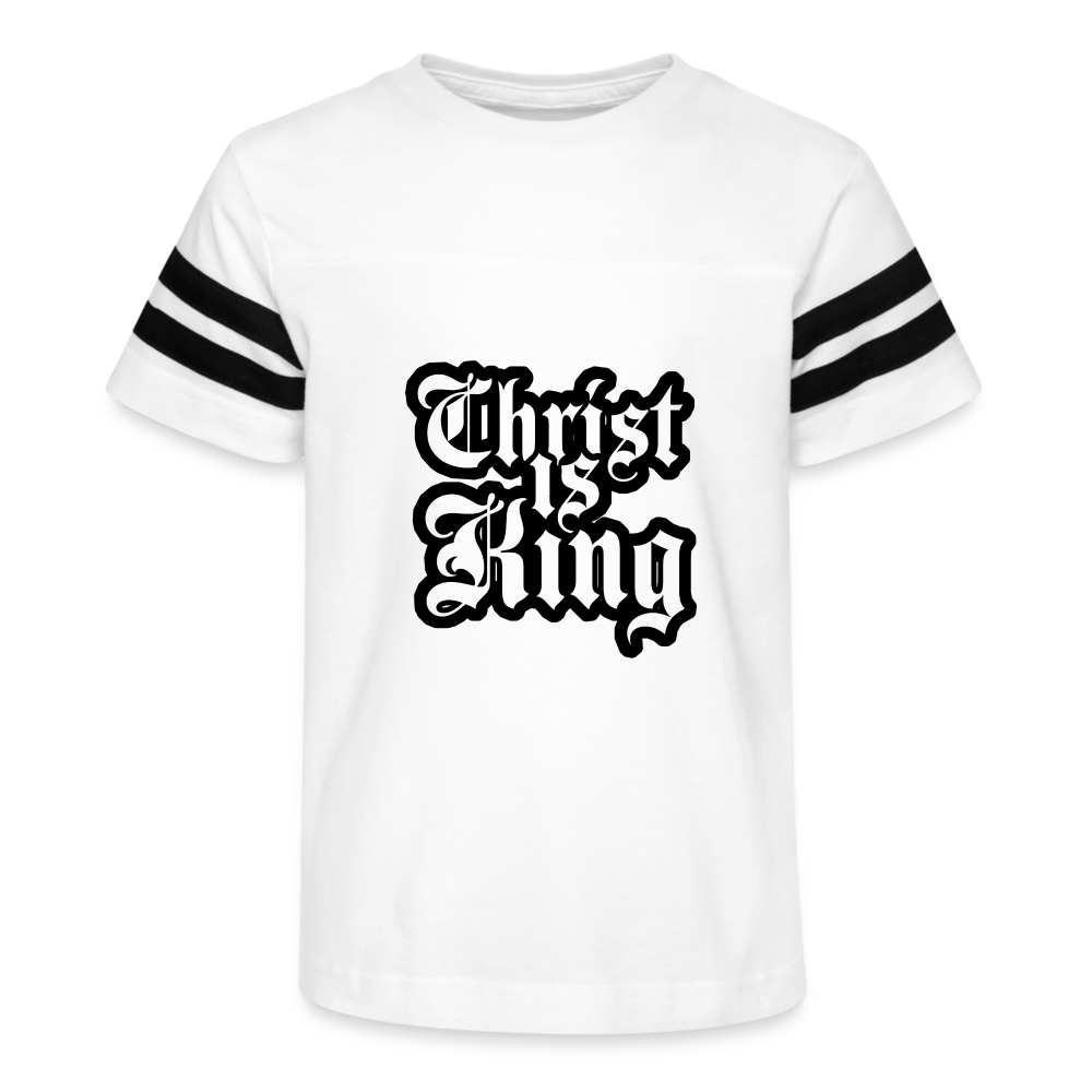 CHRIST IS KING Kids Football T - BAD GOYS CLUB