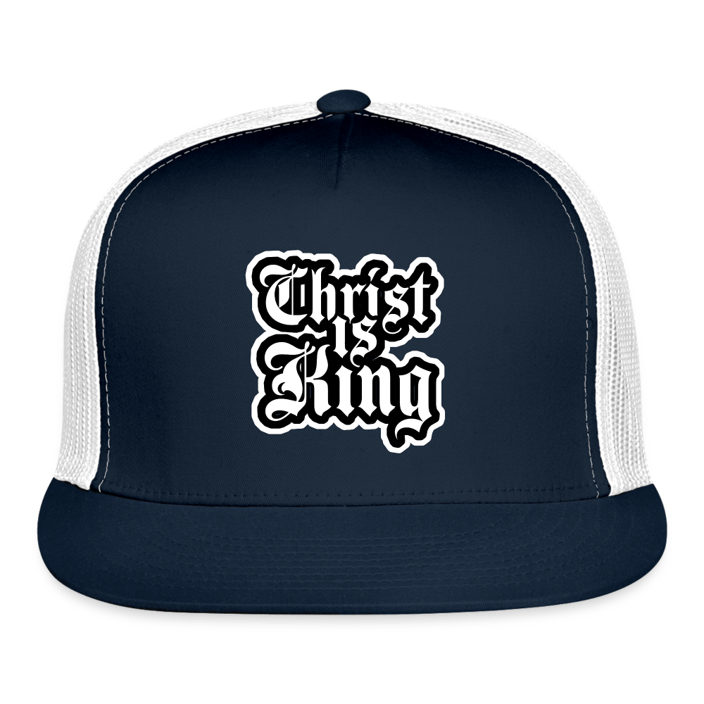 CHRIST IS KING Trucker Hat - BAD GOYS CLUB