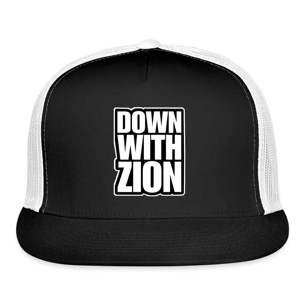 DOWN WITH ZION Trucker Hat - BAD GOYS CLUB