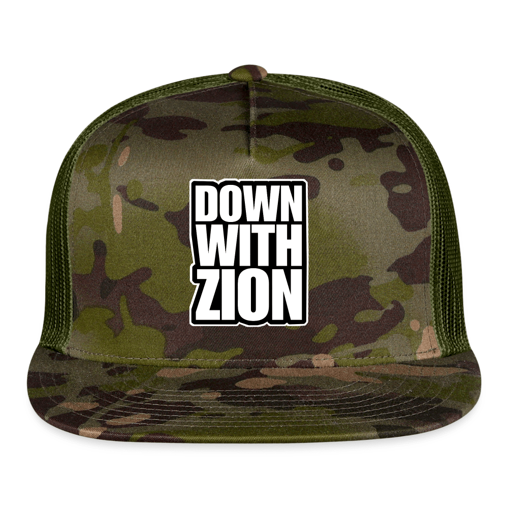 DOWN WITH ZION Trucker Hat - BAD GOYS CLUB