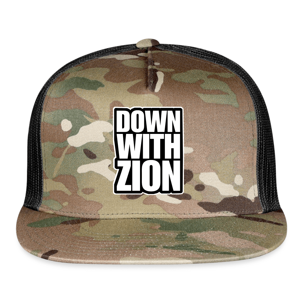 DOWN WITH ZION Trucker Hat - BAD GOYS CLUB