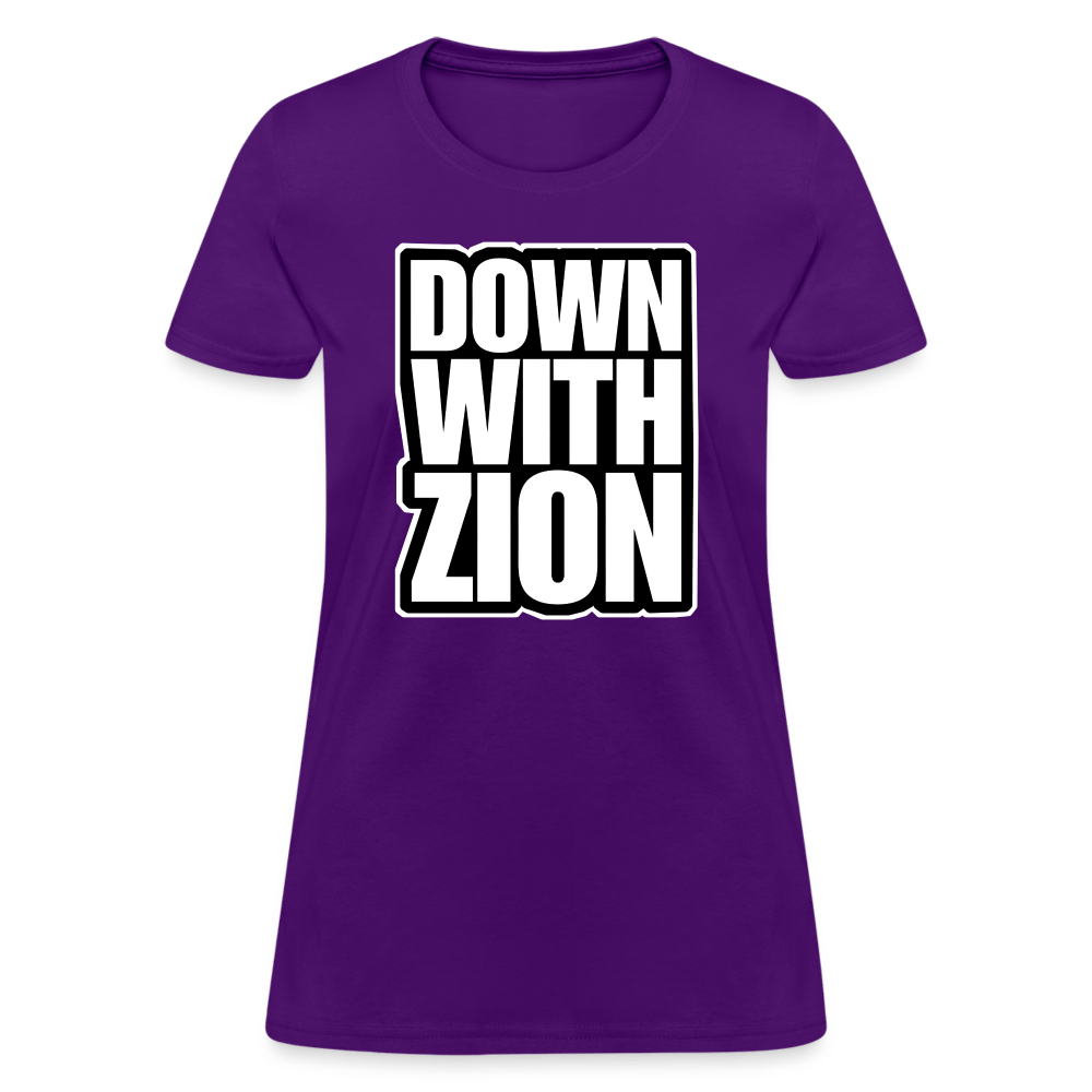 DOWN WITH ZION Women’s T-shirt - BAD GOYS CLUB