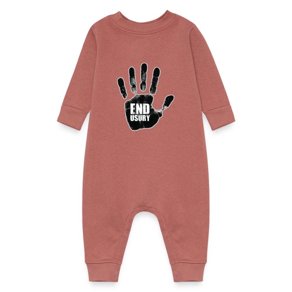 END USURY Baby Fleece One Piece - BAD GOYS CLUB