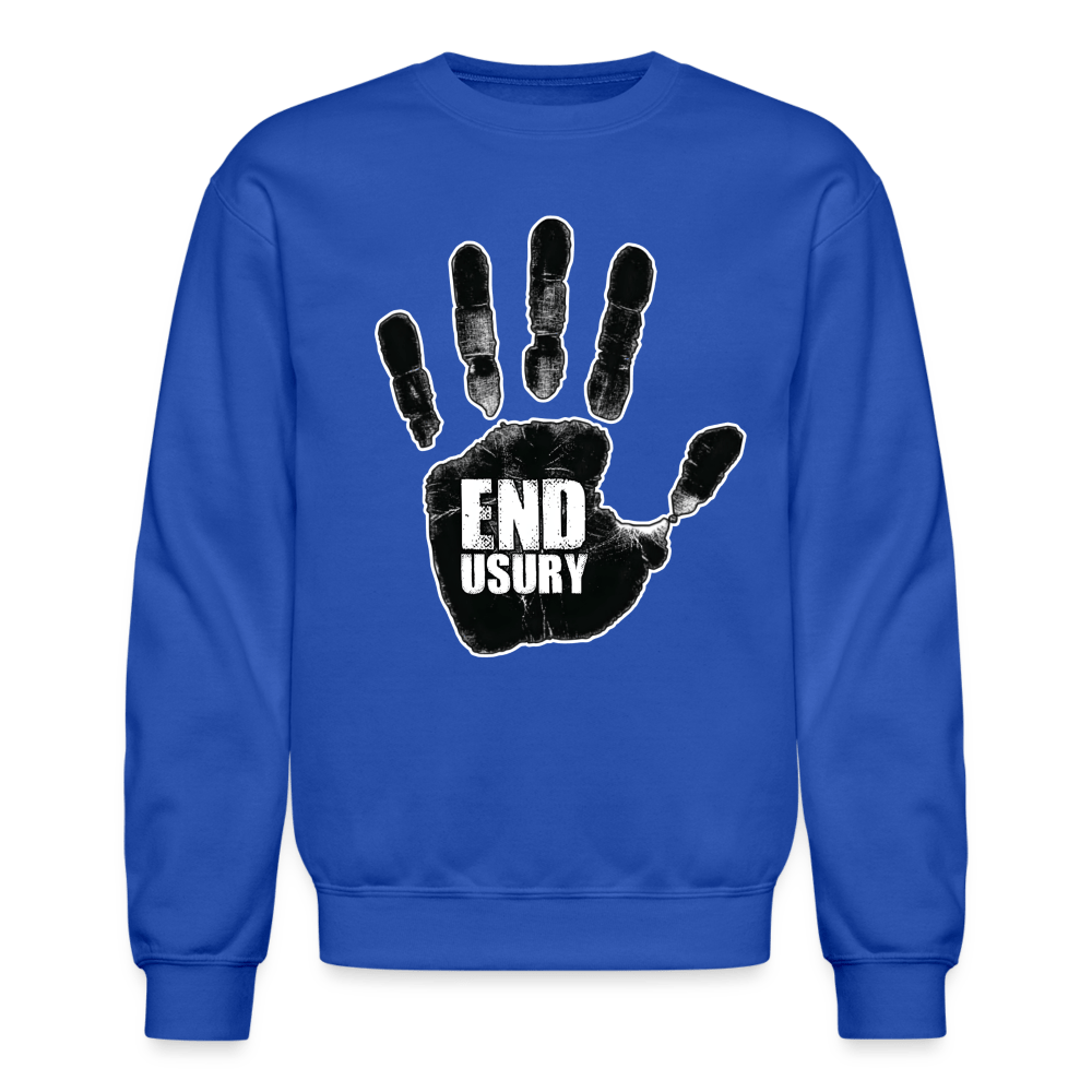 END USURY Crewneck Sweatshirt - BAD GOYS CLUB