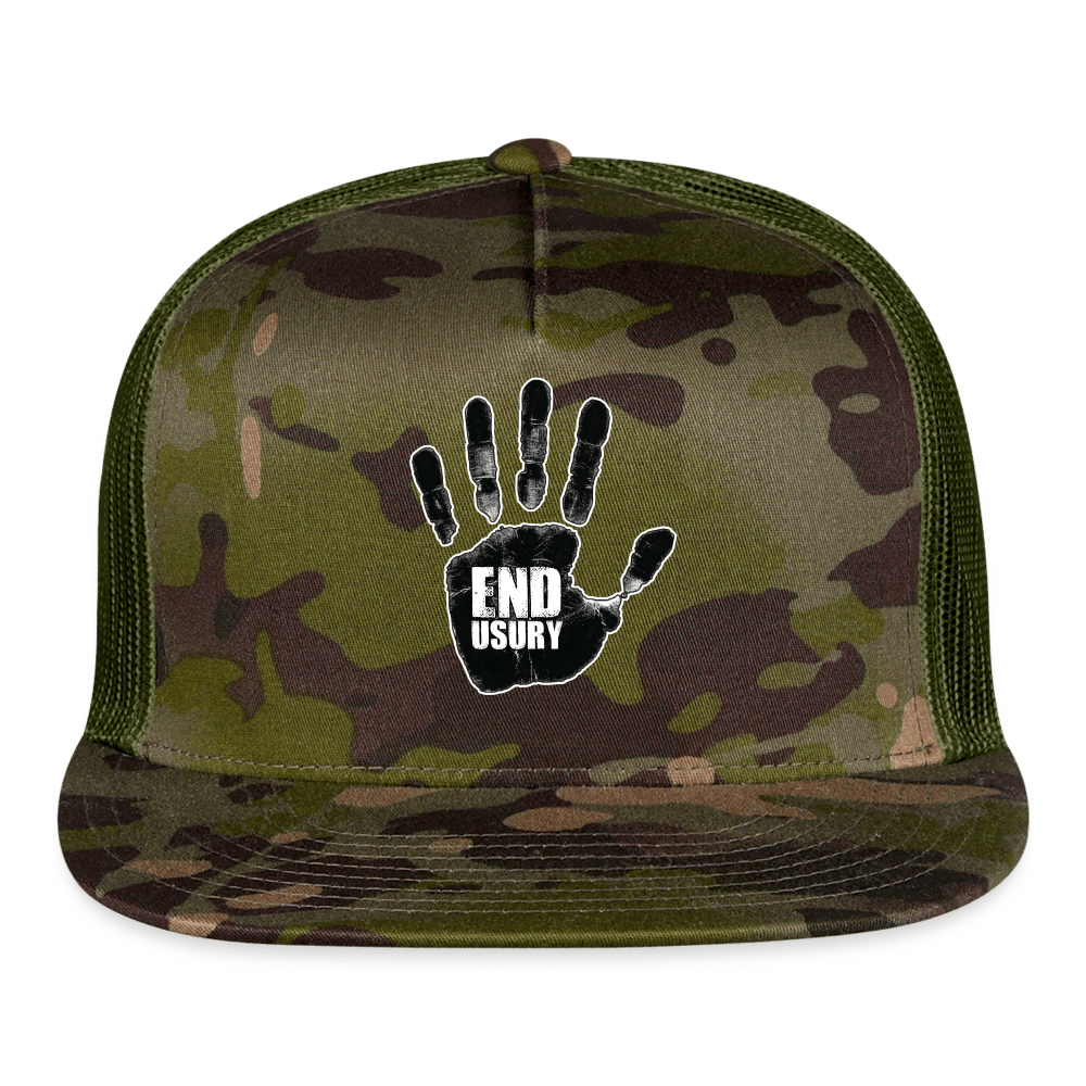 END USURY Trucker Hat - BAD GOYS CLUB