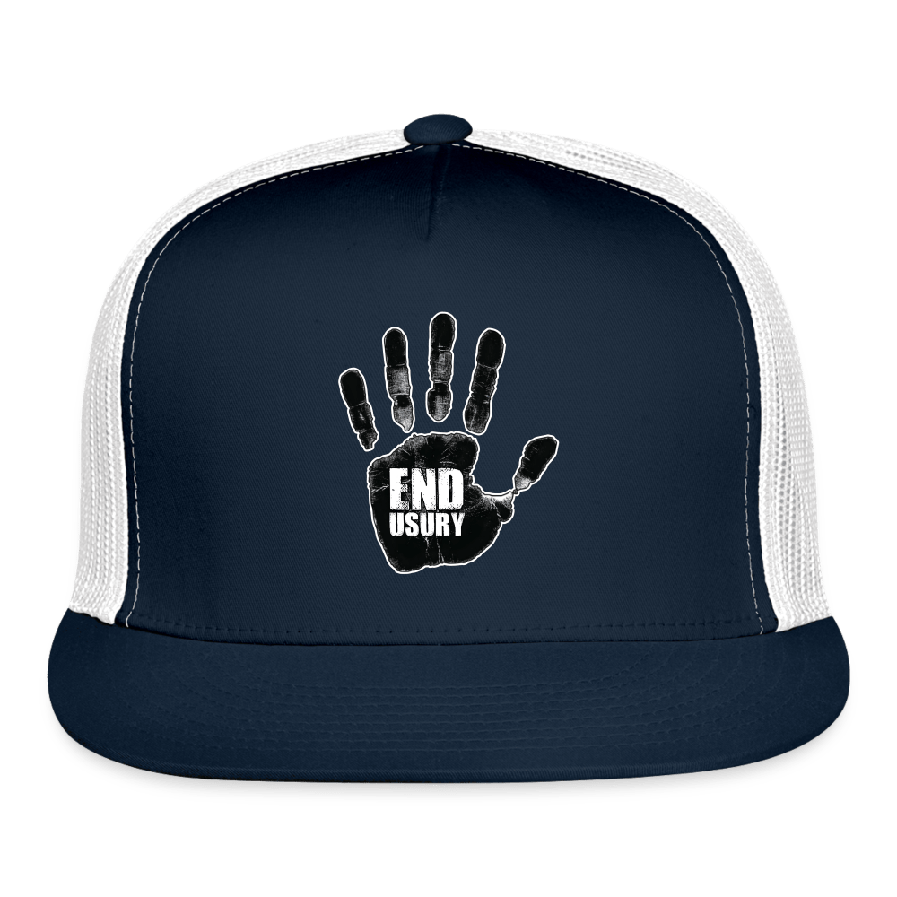 END USURY Trucker Hat - BAD GOYS CLUB