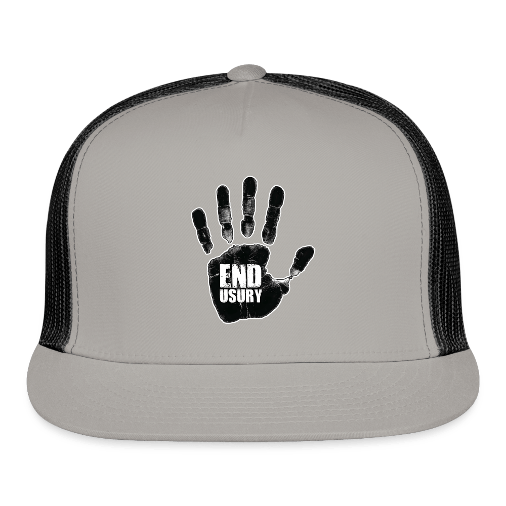 END USURY Trucker Hat - BAD GOYS CLUB