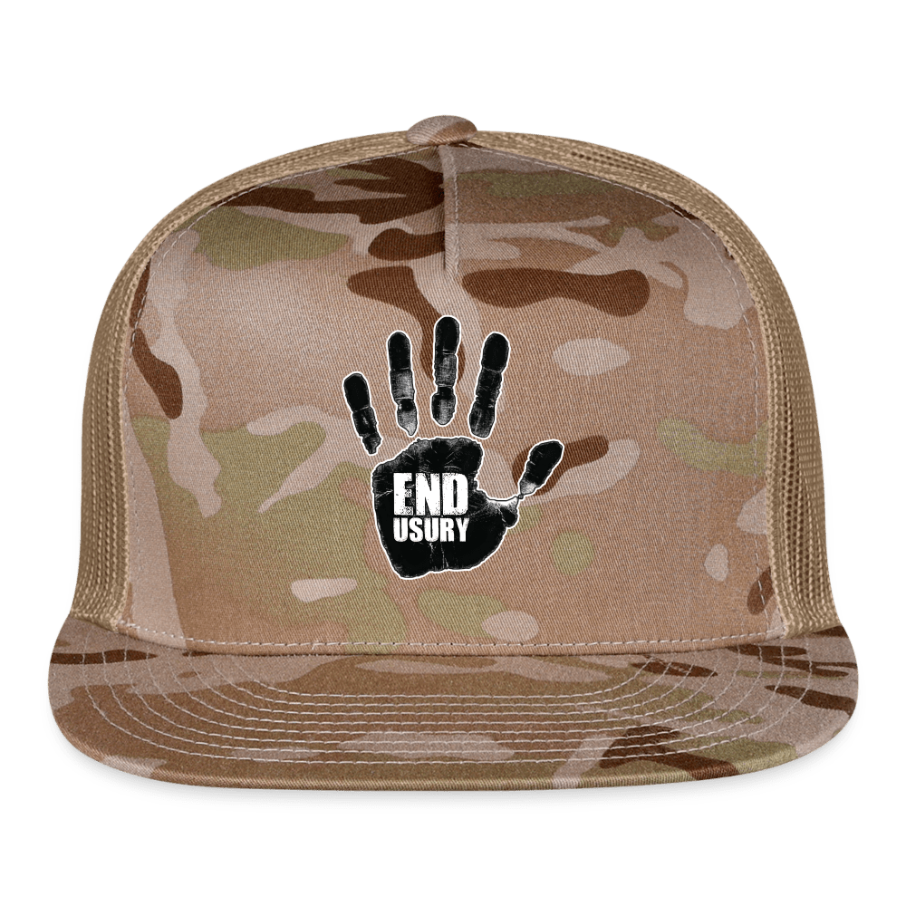 END USURY Trucker Hat - BAD GOYS CLUB