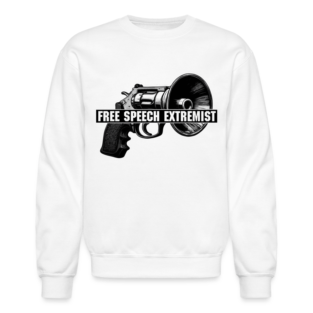 FREE SPEECH BULLHORN Crewneck Sweatshirt - BAD GOYS CLUB