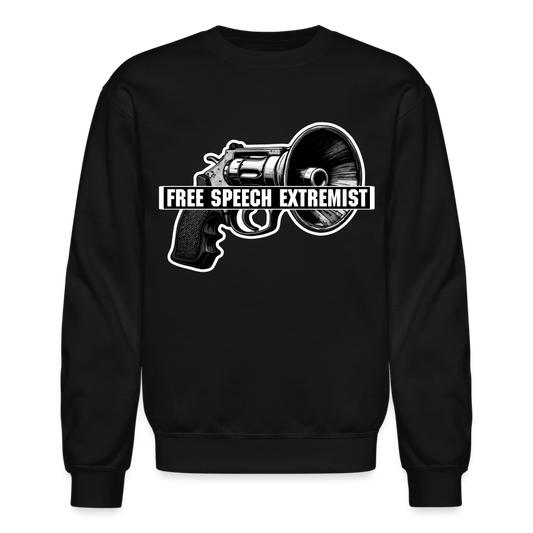 FREE SPEECH BULLHORN Crewneck Sweatshirt - BAD GOYS CLUB