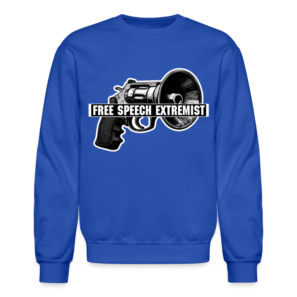 FREE SPEECH BULLHORN Crewneck Sweatshirt - BAD GOYS CLUB