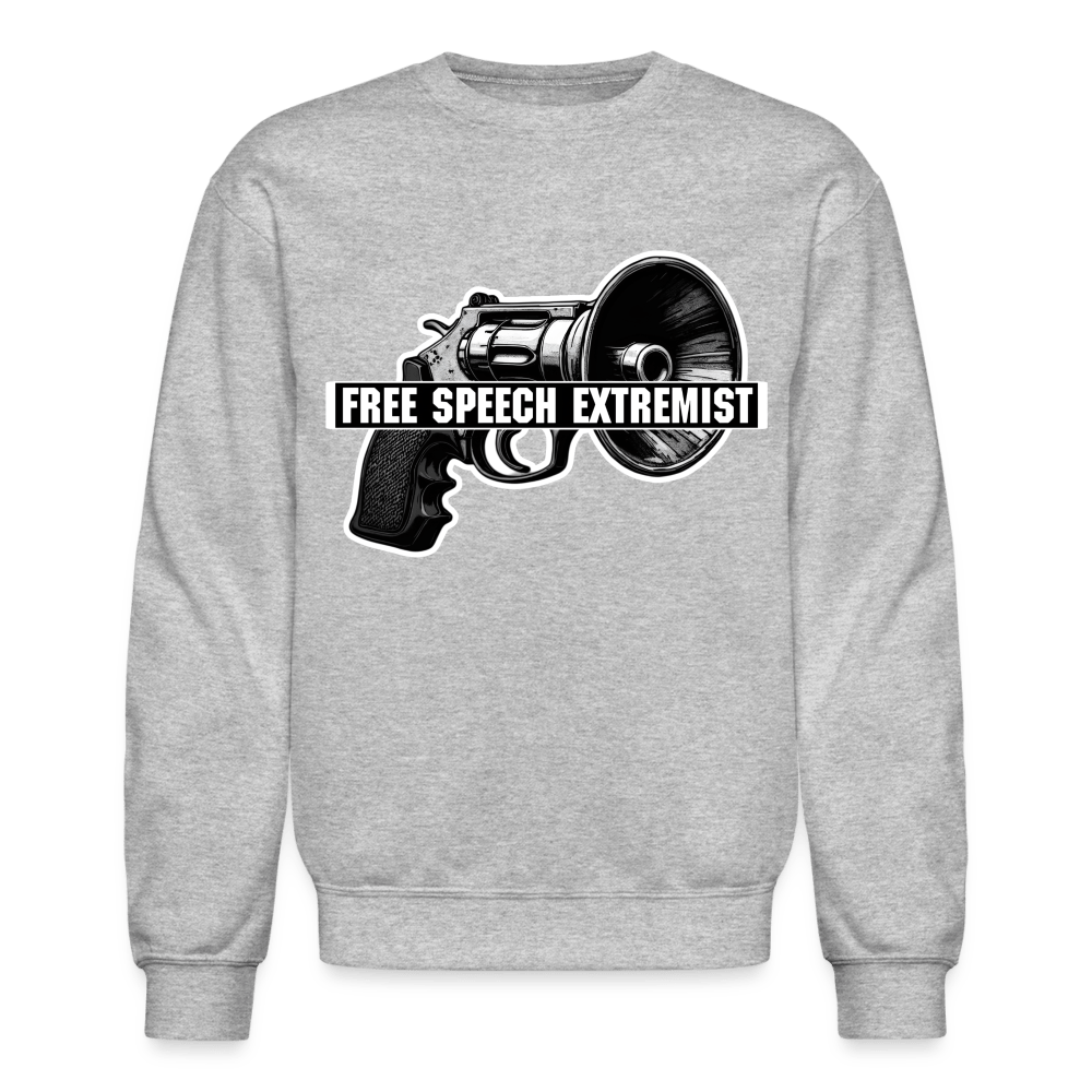 FREE SPEECH BULLHORN Crewneck Sweatshirt - BAD GOYS CLUB