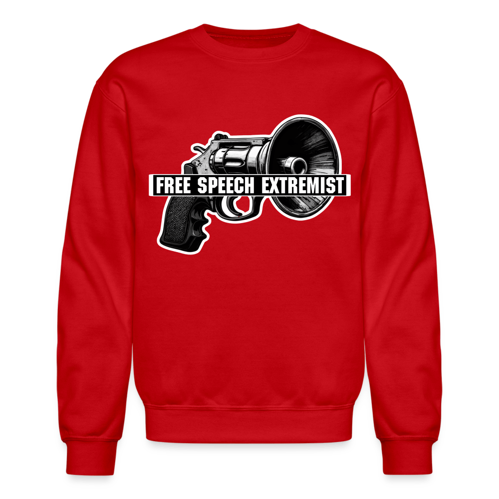 FREE SPEECH BULLHORN Crewneck Sweatshirt - BAD GOYS CLUB