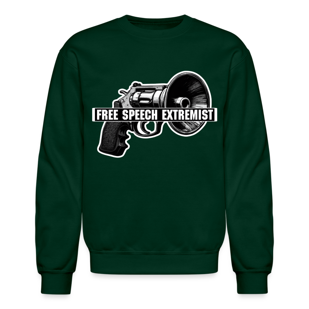 FREE SPEECH BULLHORN Crewneck Sweatshirt - BAD GOYS CLUB