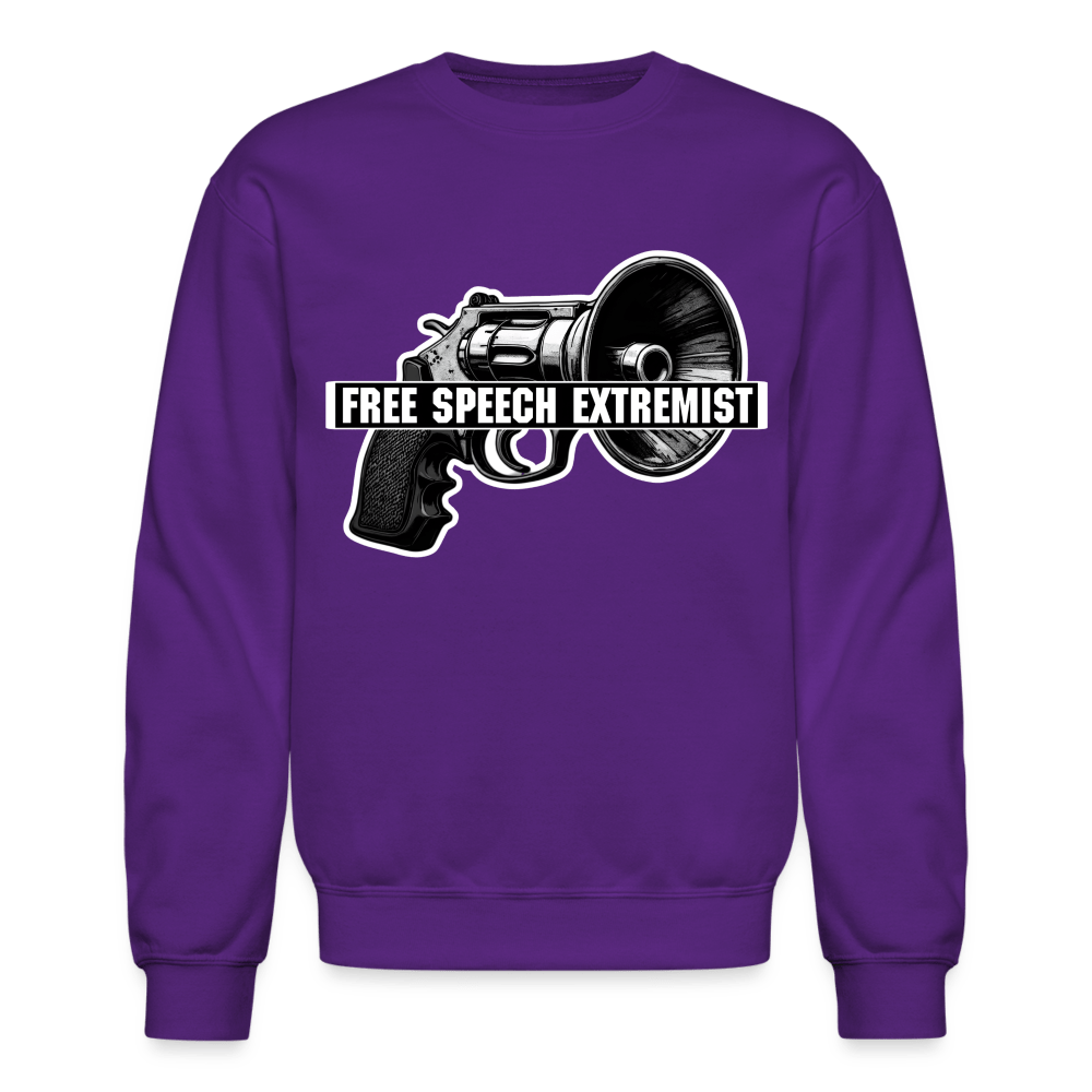 FREE SPEECH BULLHORN Crewneck Sweatshirt - BAD GOYS CLUB