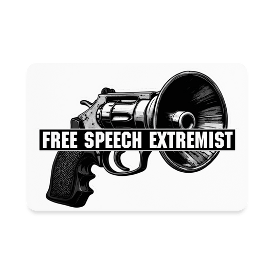 FREE SPEECH BULLHORN Magnet - BAD GOYS CLUB