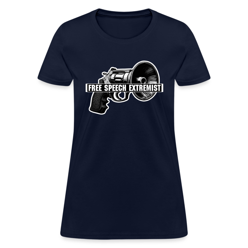 FREE SPEECH BULLHORN Women’s T-shirt - BAD GOYS CLUB