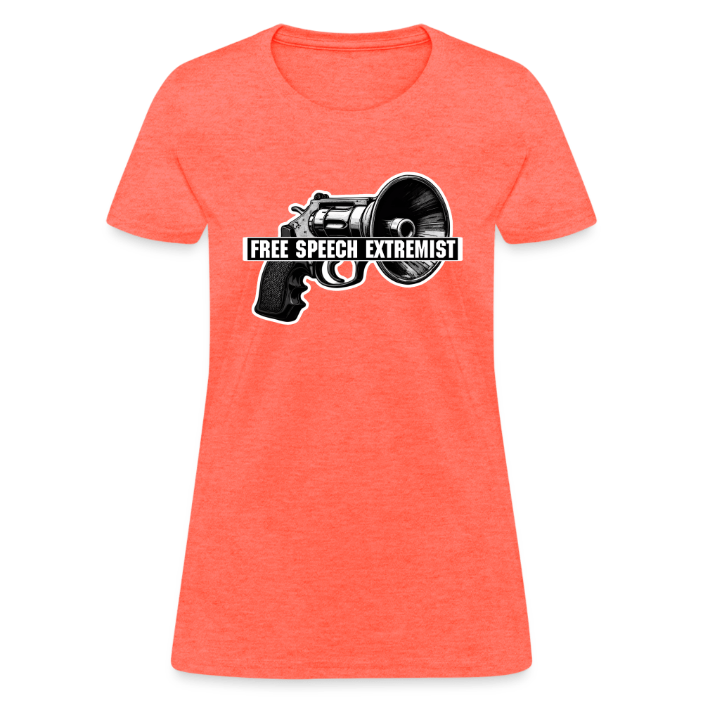 FREE SPEECH BULLHORN Women’s T-shirt - BAD GOYS CLUB