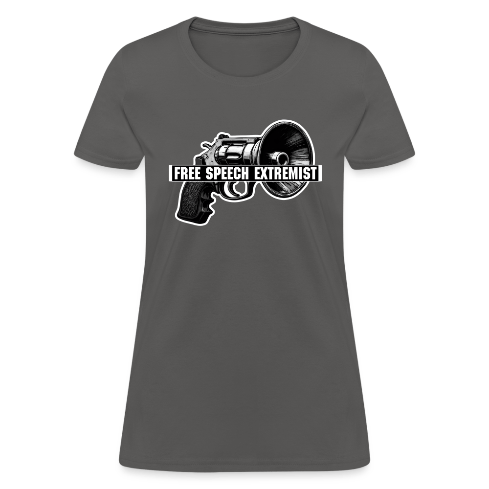 FREE SPEECH BULLHORN Women’s T-shirt - BAD GOYS CLUB