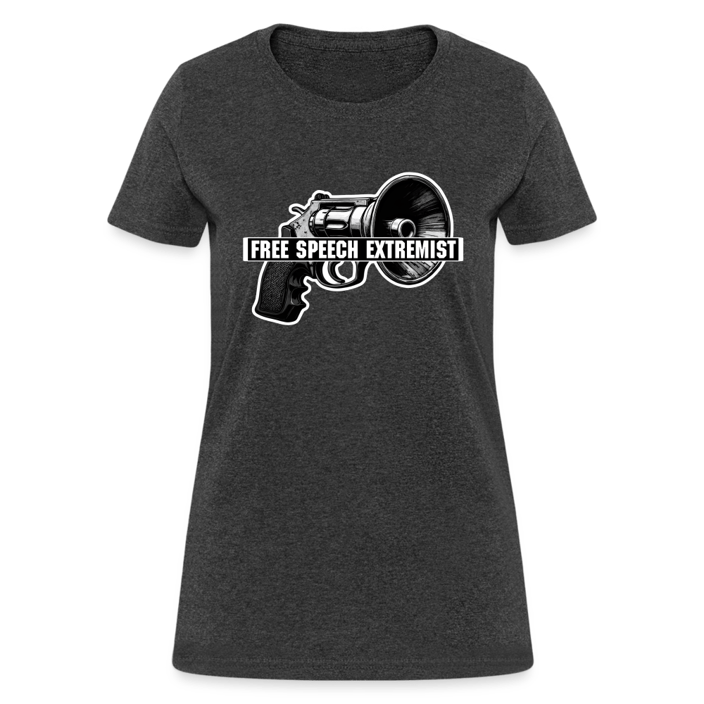 FREE SPEECH BULLHORN Women’s T-shirt - BAD GOYS CLUB