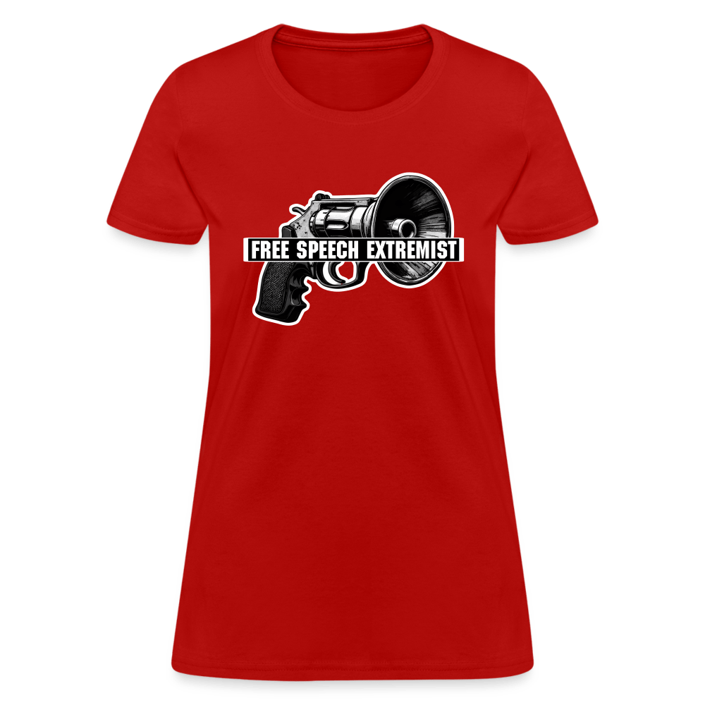 FREE SPEECH BULLHORN Women’s T-shirt - BAD GOYS CLUB