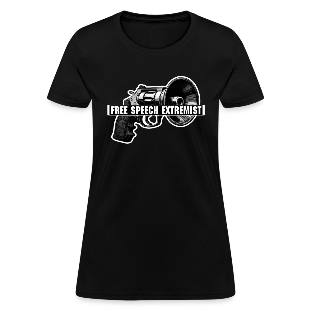 FREE SPEECH BULLHORN Women’s T-shirt - BAD GOYS CLUB