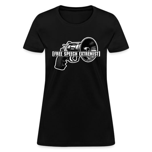 FREE SPEECH BULLHORN Women’s T-shirt - BAD GOYS CLUB