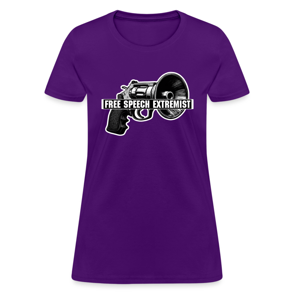 FREE SPEECH BULLHORN Women’s T-shirt - BAD GOYS CLUB