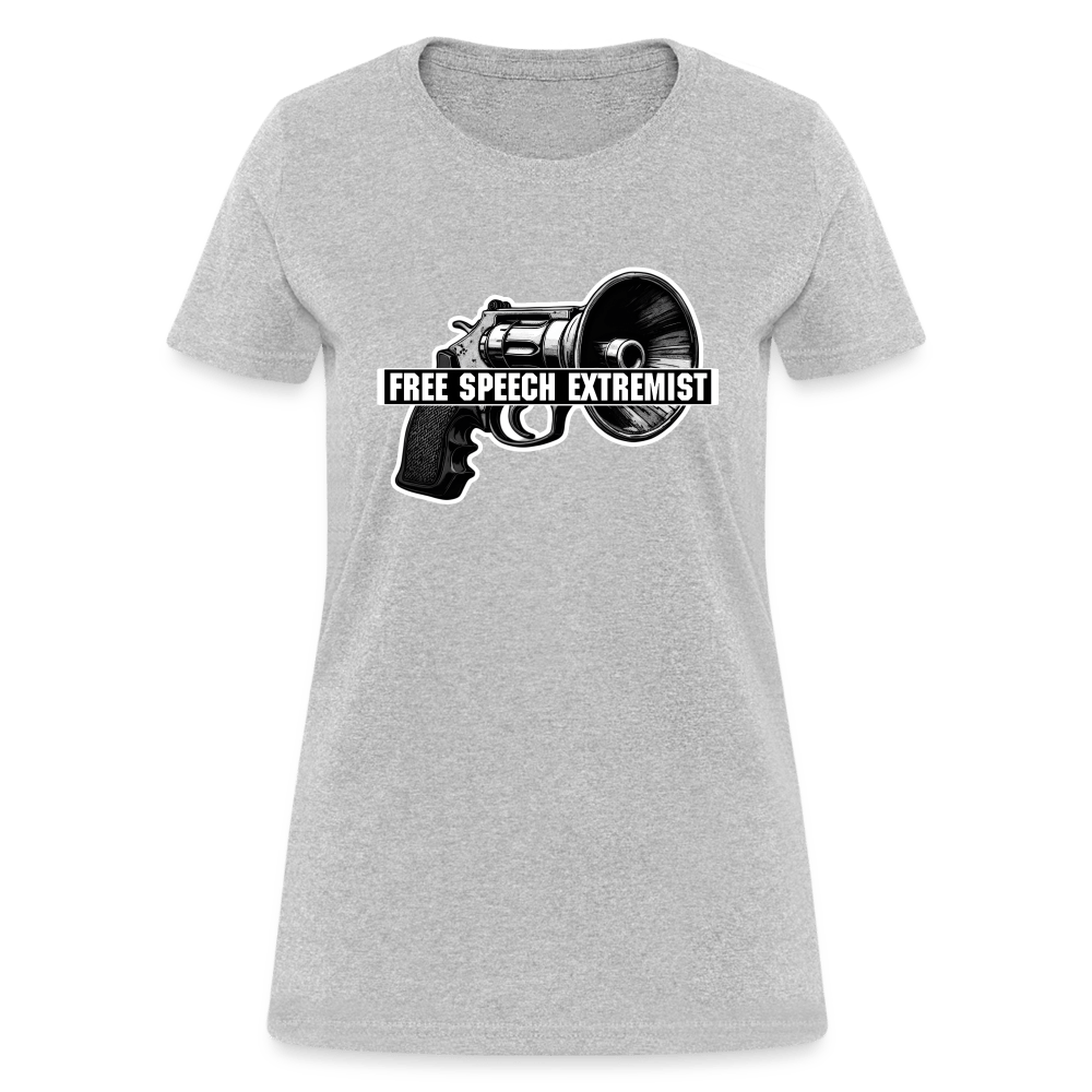 FREE SPEECH BULLHORN Women’s T-shirt - BAD GOYS CLUB