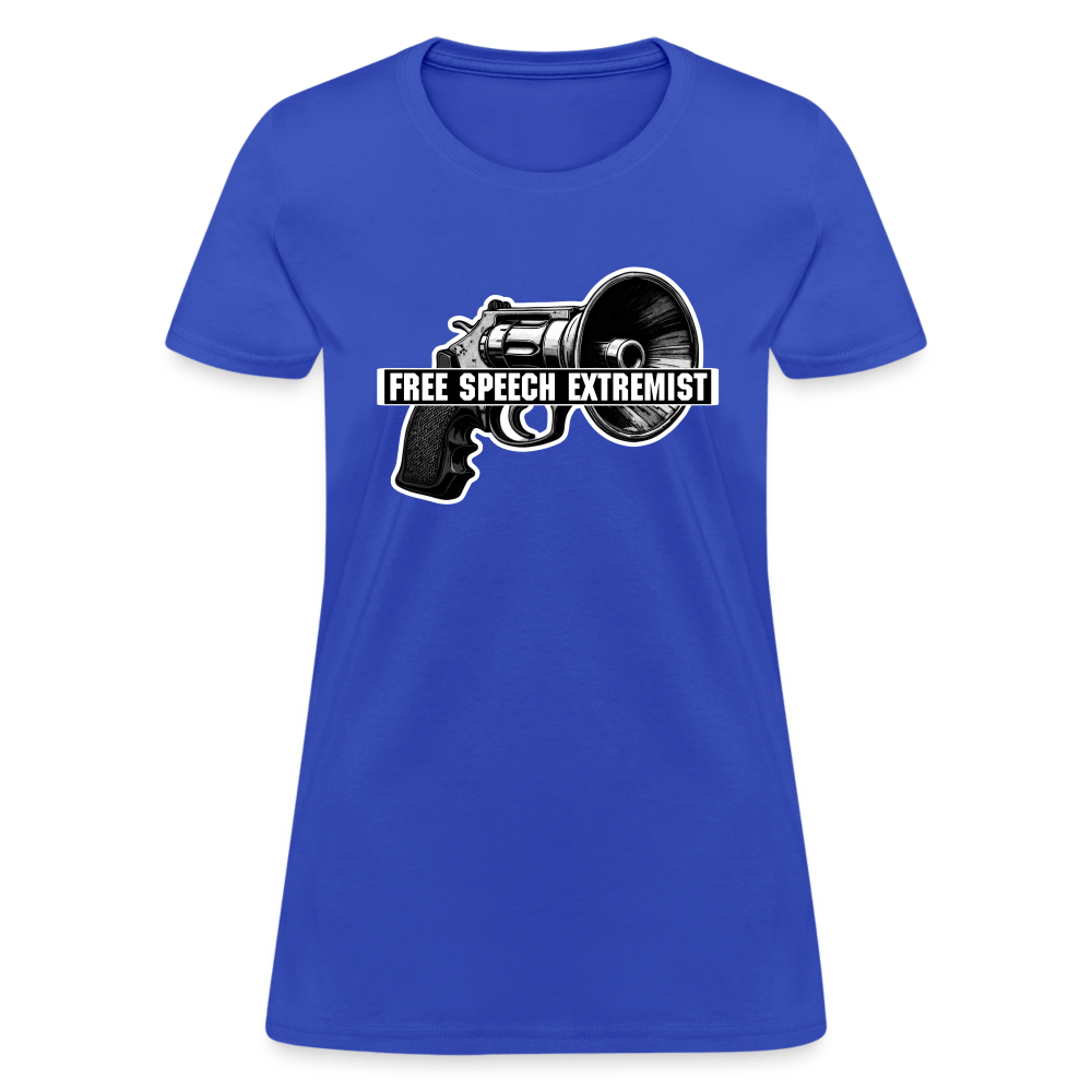 FREE SPEECH BULLHORN Women’s T-shirt - BAD GOYS CLUB