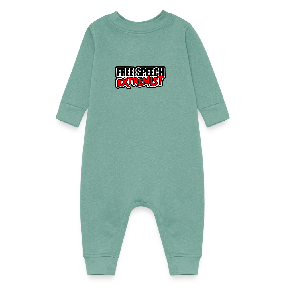 FREE SPEECH EXTREMIST Baby Fleece One Piece - BAD GOYS CLUB