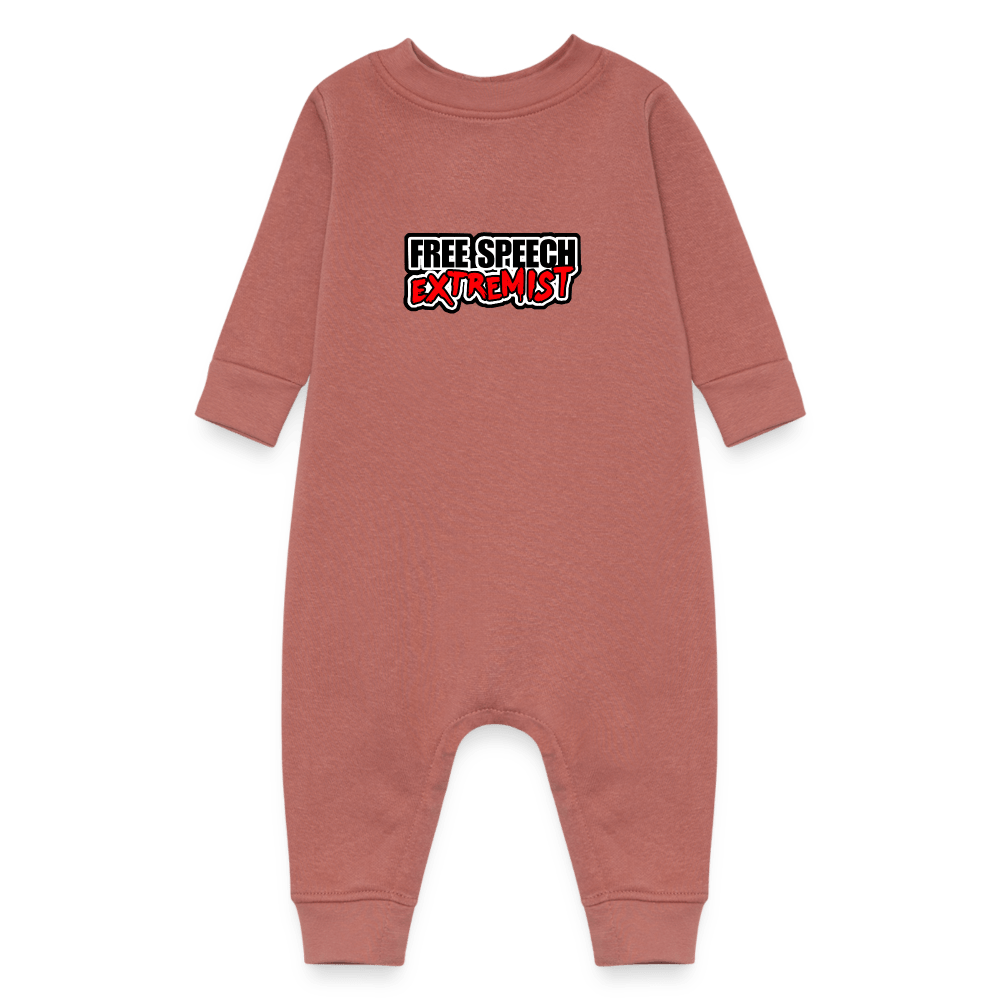 FREE SPEECH EXTREMIST Baby Fleece One Piece - BAD GOYS CLUB