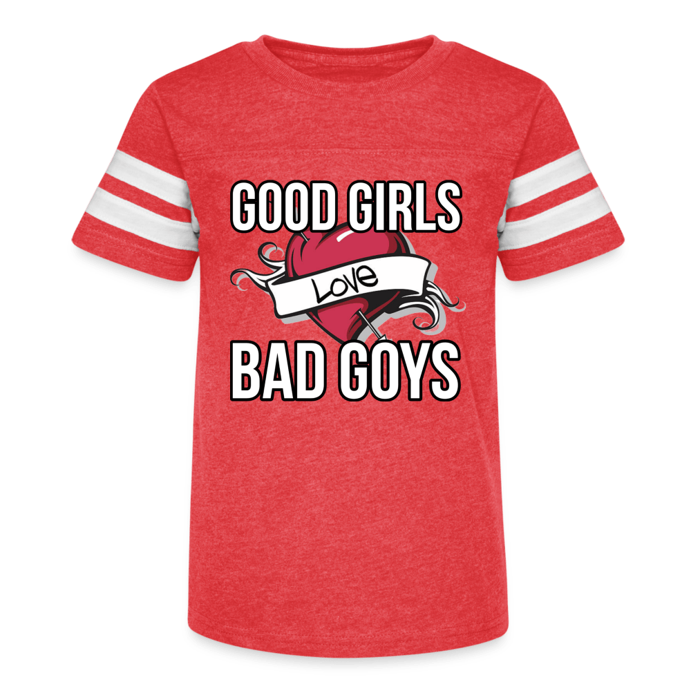 GOOD GIRLS/BAD GOYS Kids Football T - BAD GOYS CLUB