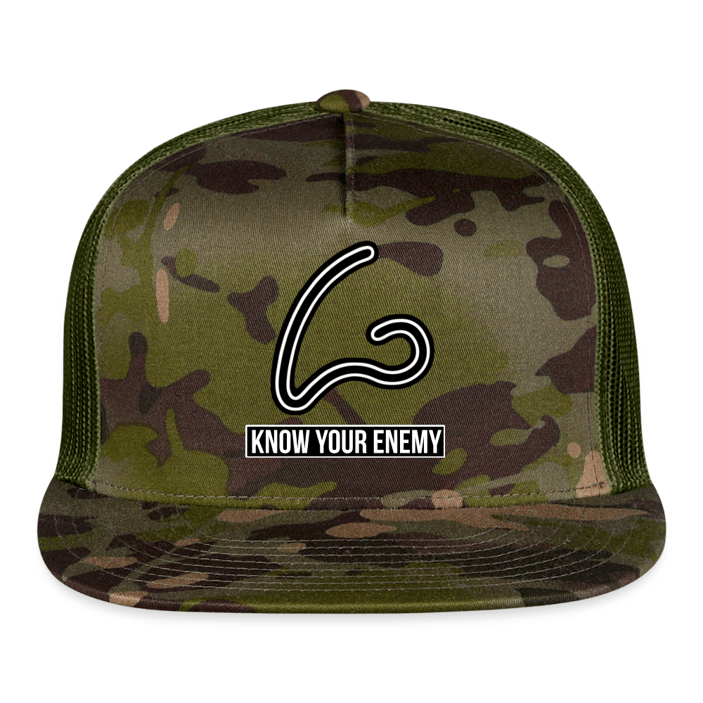 NOSE YOUR ENEMY Trucker Hat - BAD GOYS CLUB