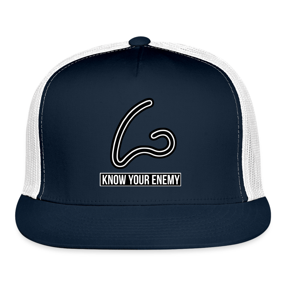 NOSE YOUR ENEMY Trucker Hat - BAD GOYS CLUB