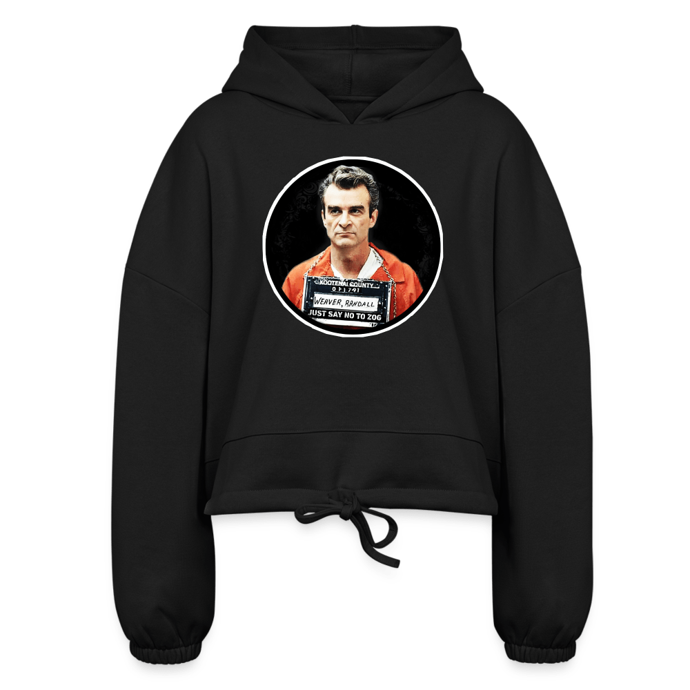 RANDY WEAVER MUGSHOT Cropped Hoodie - BAD GOYS CLUB