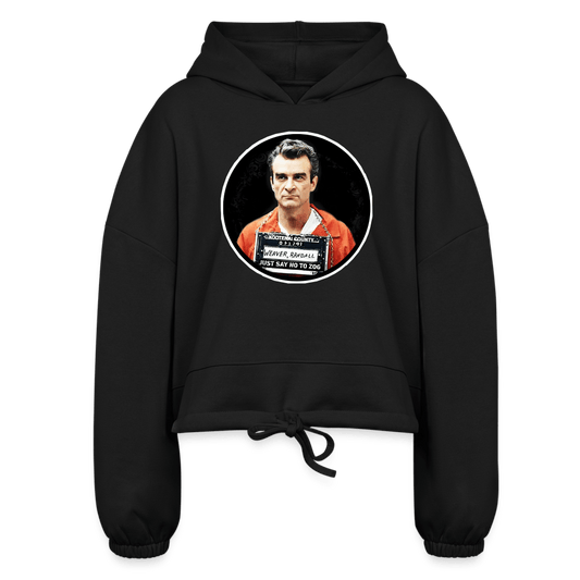 RANDY WEAVER MUGSHOT Cropped Hoodie - BAD GOYS CLUB