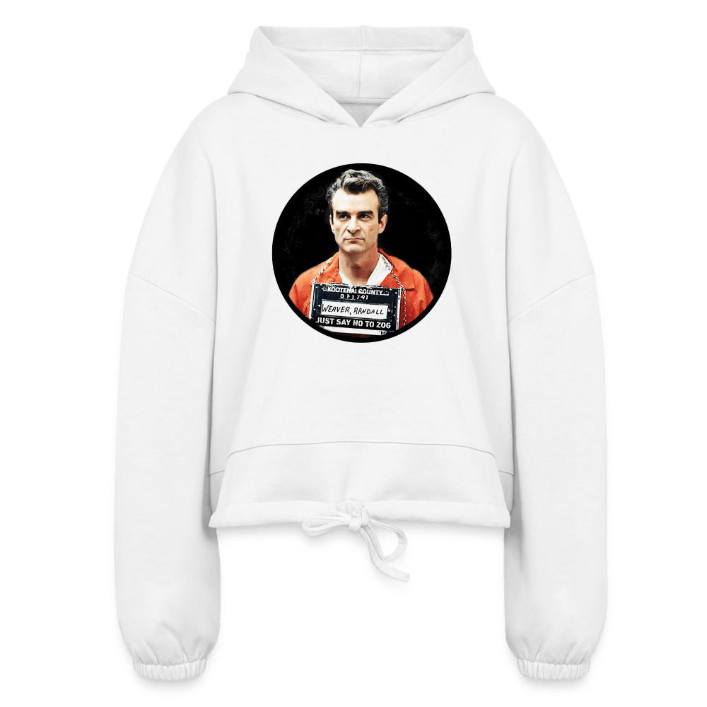 RANDY WEAVER MUGSHOT Cropped Hoodie - BAD GOYS CLUB