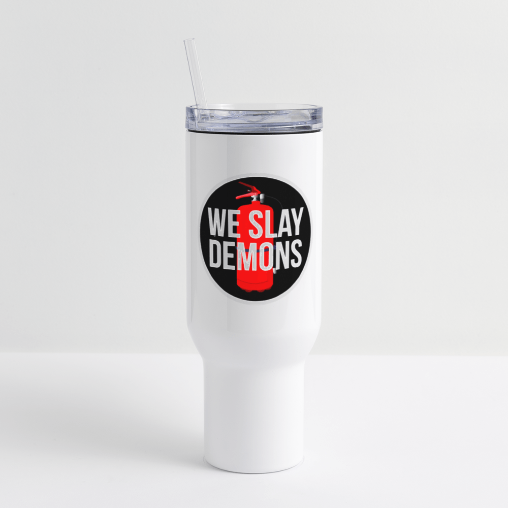 SLAY DEMONS Travel Tumbler (40 oz) - BAD GOYS CLUB