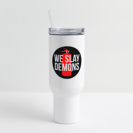 SLAY DEMONS Travel Tumbler (40 oz) - BAD GOYS CLUB