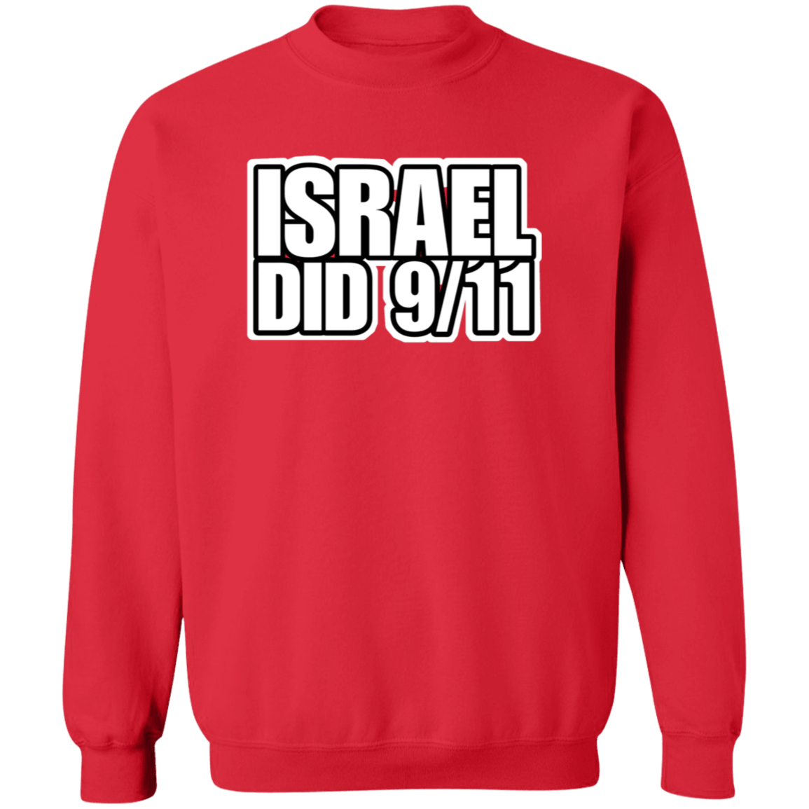 WHO DID 911? Crewneck Sweatshirt - BAD GOYS CLUB