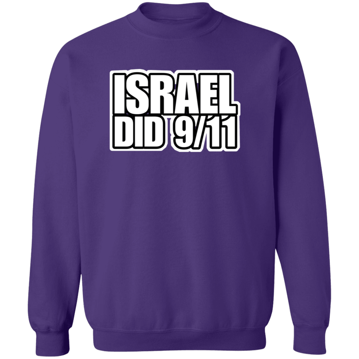 WHO DID 911? Crewneck Sweatshirt - BAD GOYS CLUB