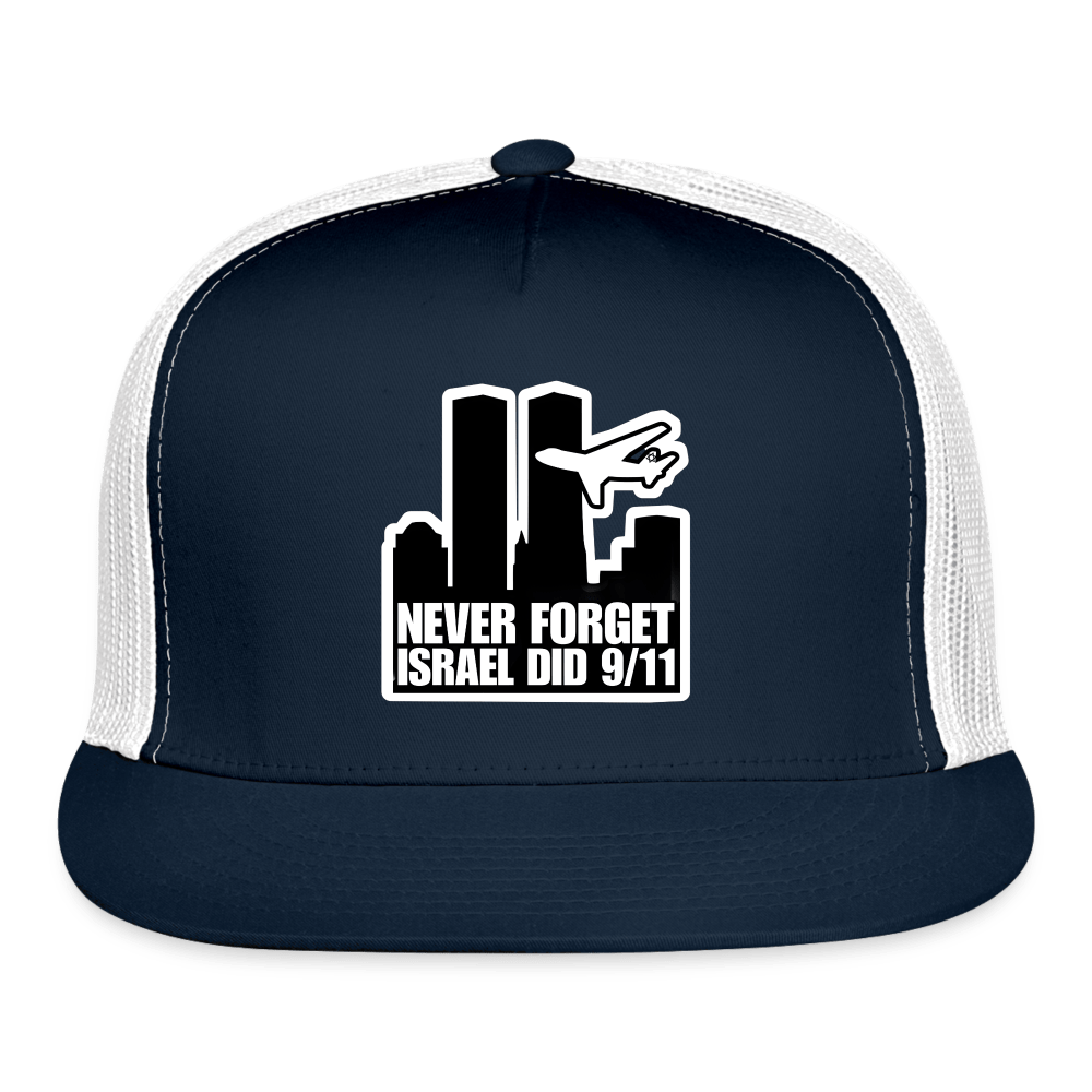 WHO DID 911 Trucker Hat - BAD GOYS CLUB