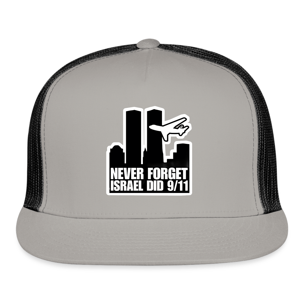 WHO DID 911 Trucker Hat - BAD GOYS CLUB