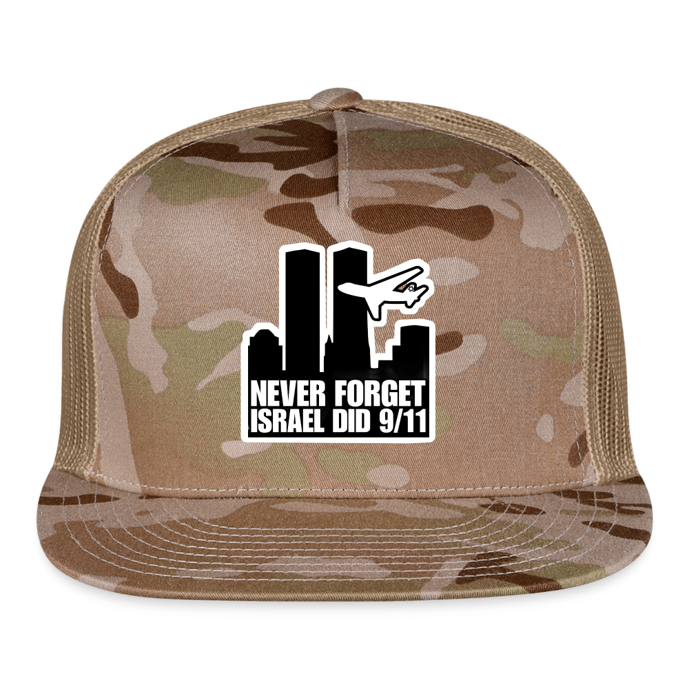 WHO DID 911 Trucker Hat - BAD GOYS CLUB