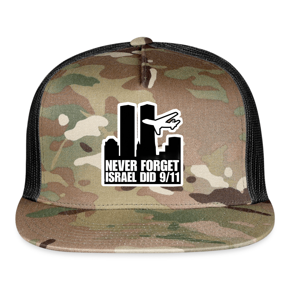 WHO DID 911 Trucker Hat - BAD GOYS CLUB