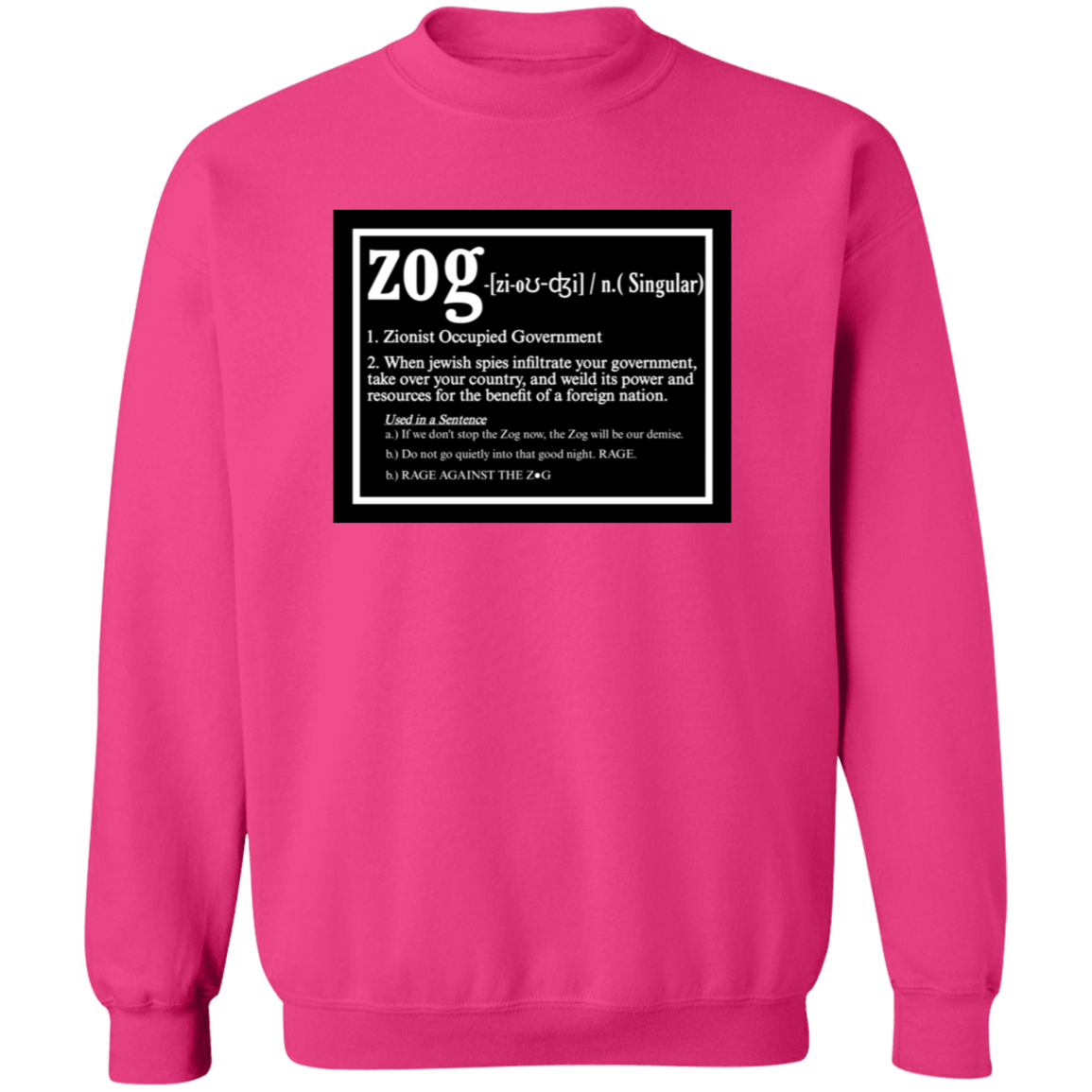 ZOG DEFINED Crewneck Sweatshirt - BAD GOYS CLUB