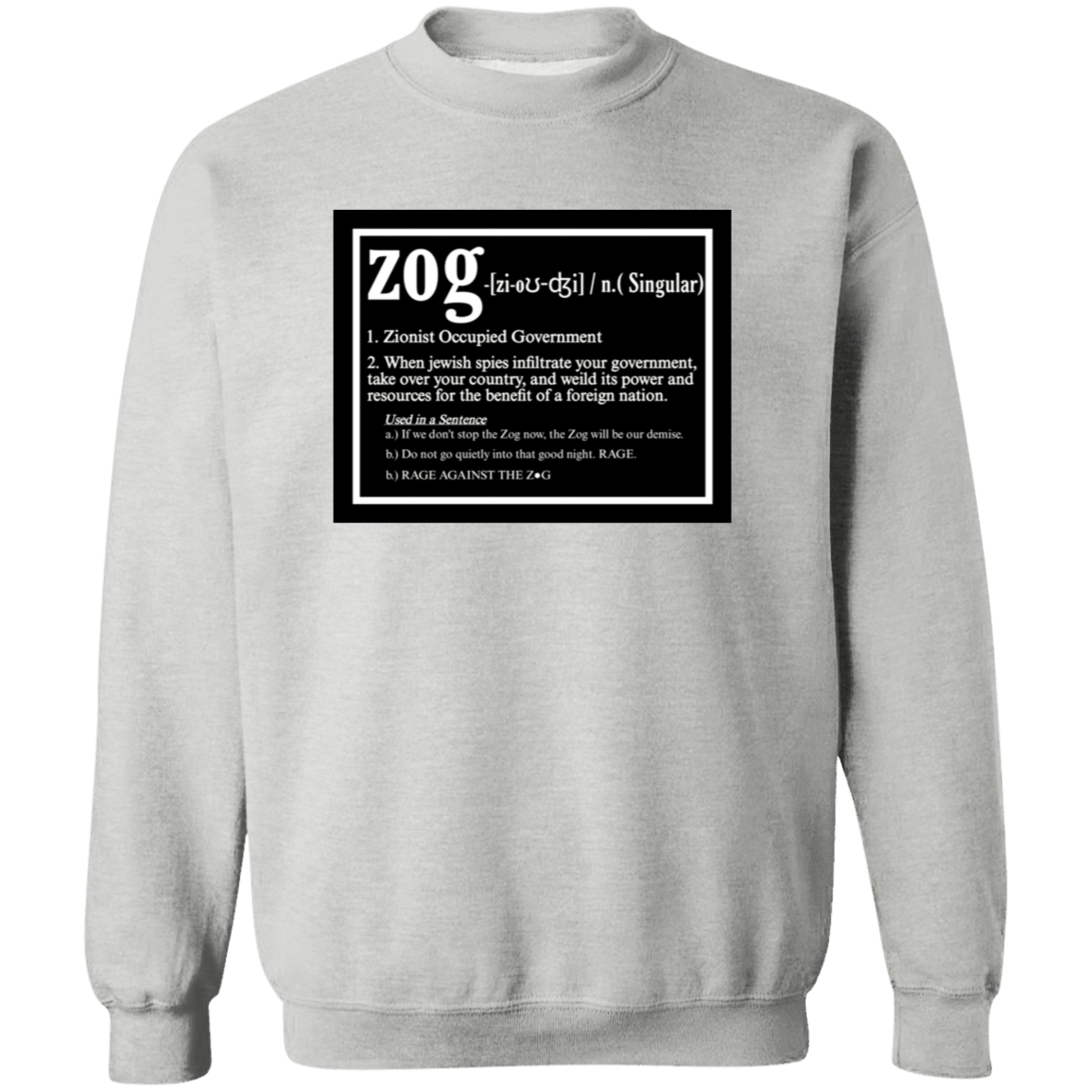 ZOG DEFINED Crewneck Sweatshirt - BAD GOYS CLUB