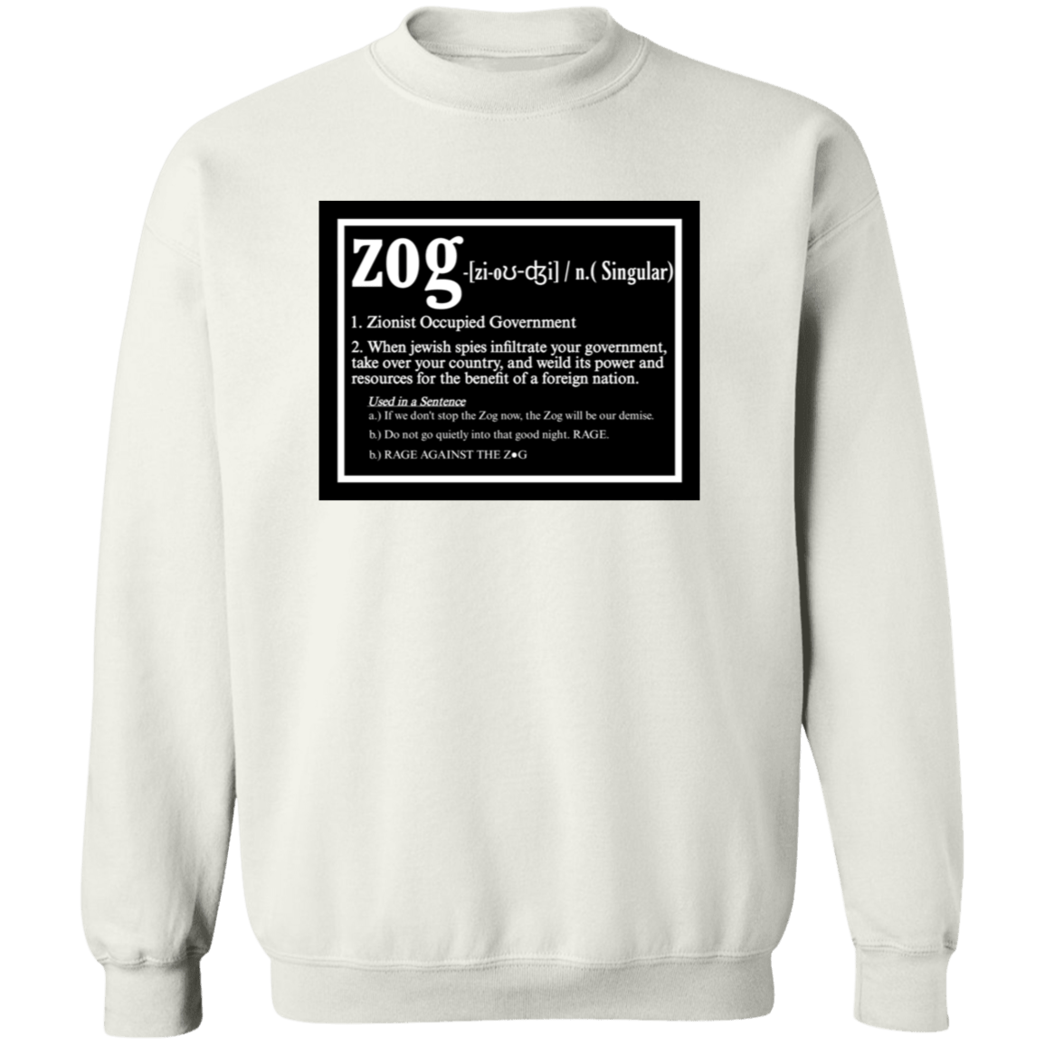 ZOG DEFINED Crewneck Sweatshirt - BAD GOYS CLUB