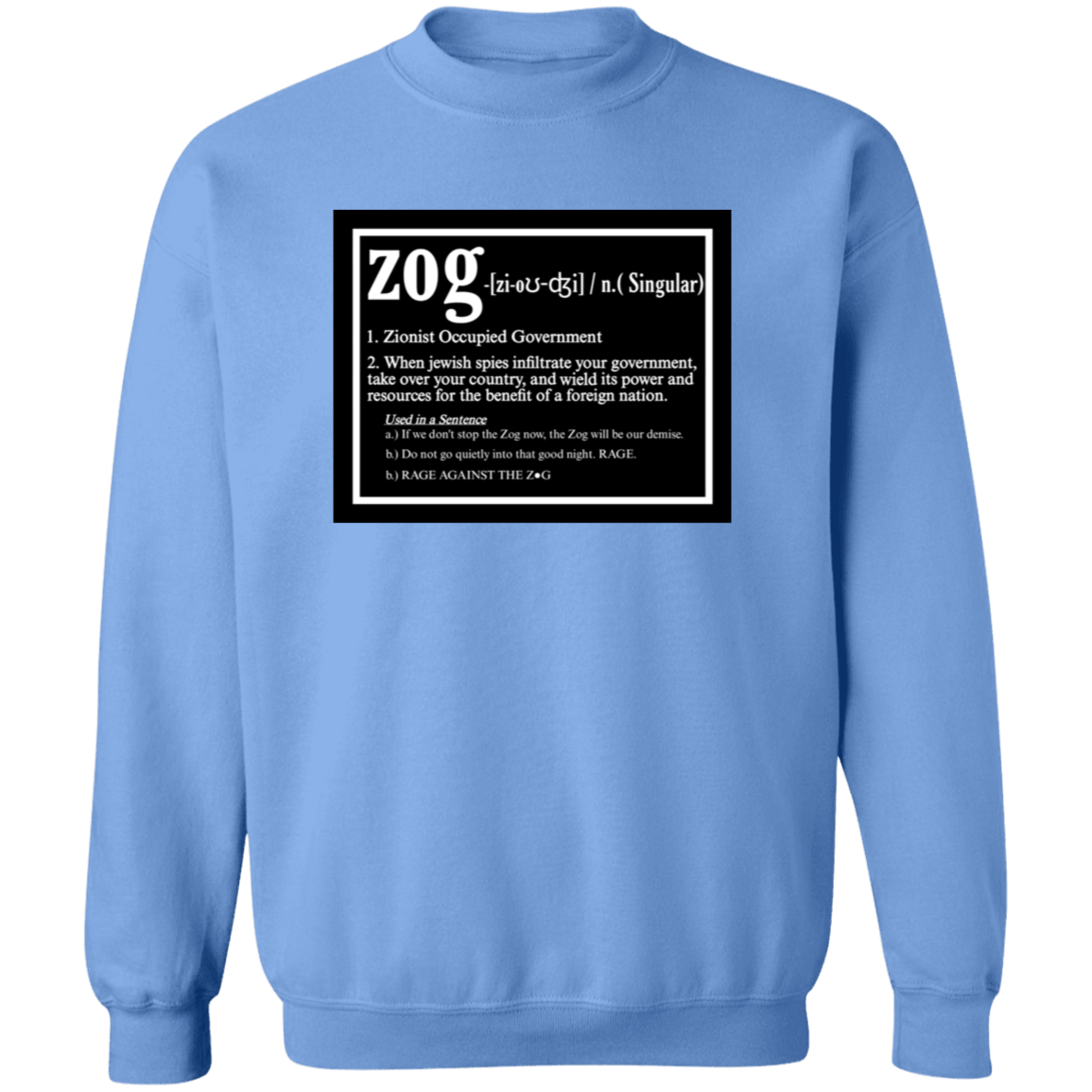 ZOG DEFINED Crewneck Sweatshirt - BAD GOYS CLUB